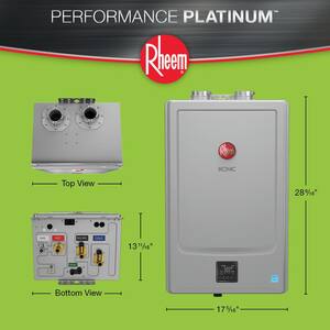 Performance Platinum IKONIC Natural Gas 11.2 GPM Super High Eff Indoor Smart Tankless Water Heater w/ Recirculation