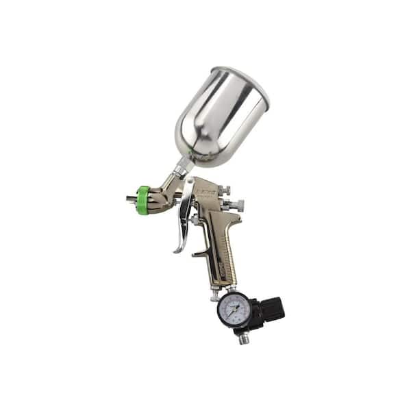 HVLP Gravity Feed Air Spray Paint Gun 1.5 mm Nozzle 600 cc Capacity with Adjustable Fluid and Air Control