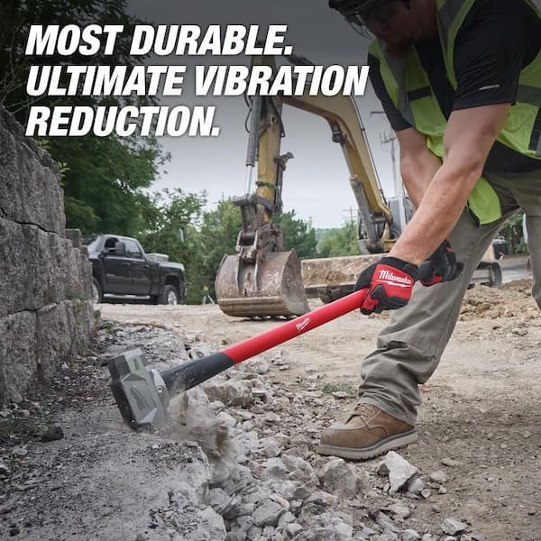 Milwaukee 8 lb. Sledge Hammer with 36 in. Fiberglass Handle 48-22