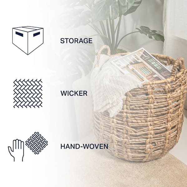 Small Palm Basket, Woven Storage Baskets