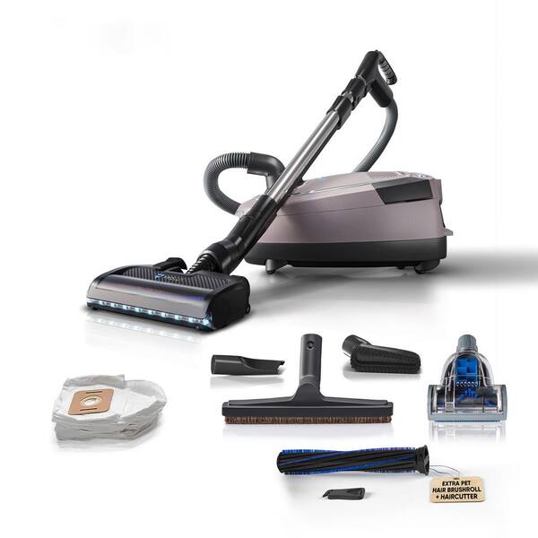 Prolux QX60 Bagged Corded HEPA Multisurface Brown Canister Vacuum Cleaner  with Wessel Werk EBK250 Power Nozzle qx60 - The Home Depot