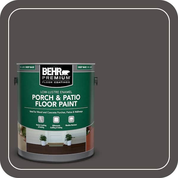 1 gal. #PPU24-02 Berry Brown Low-Lustre Enamel Interior/Exterior Porch and Patio Floor Paint