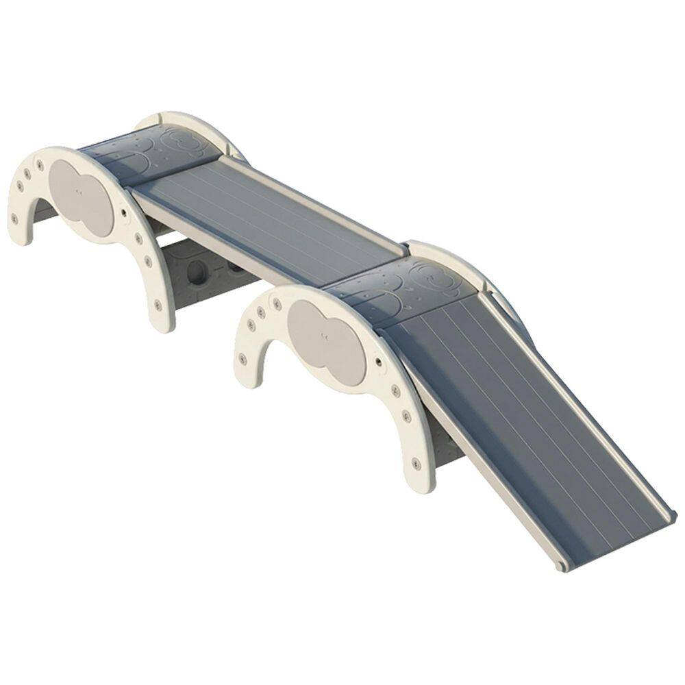 Montessori Series [White] Indoor Residential Freestanding Climbing Slide Toy 4-in-1 Function: Slide, Rock Climbing, price history on PriceWatchPro