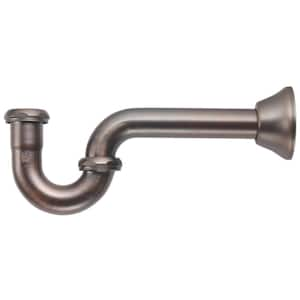 1-1/4 in. x 1-1/4 in. Brass P-Trap in Venetian Bronze