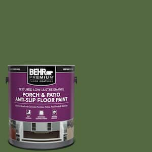 1 gal. #M380-7 Alfalfa Extract Textured Low-Lustre Enamel Interior/Exterior Porch and Patio Anti-Slip Floor Paint