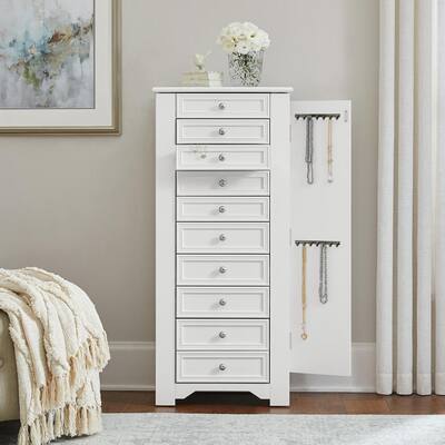 Wood - Jewelry Armoires - Bedroom Furniture - The Home Depot