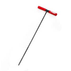 36 in. Soil Probe with Steel T-Style Handle and Sharpened Tip