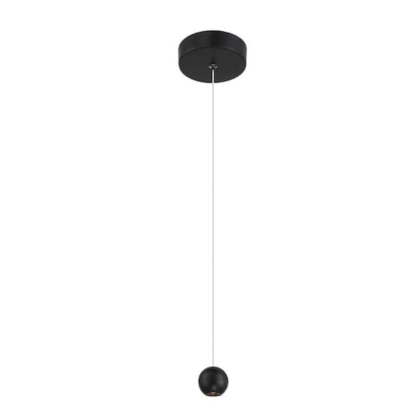 George Kovacs Itty 4-Watt 1-Light Black Statement Integrated LED Mini Pendant Light