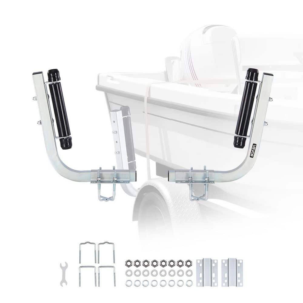 Boat Trailer Guides, Adjustable Height Trailers Guide, 2-Pieces Steel Trailer Guide-Ons with Smooth Roller Guidance price history on PriceWatchPro