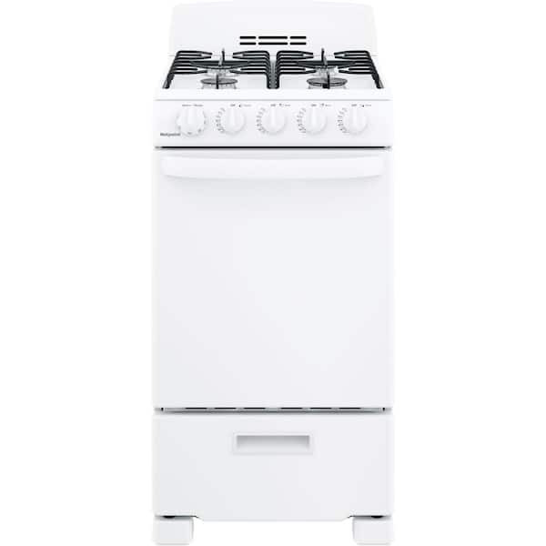 20 in. 2.3 cu. ft. Freestanding Gas Range in White
