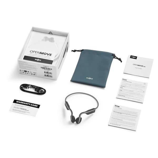 SHOKZ OpenMove Bone-Conduction Open-Ear Lifestyle Headphones with