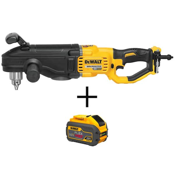 DEWALT FLEXVOLT 60V MAX Cordless In line 1 2 in. Stud and Joist Drill with E Clutch and 1 FLEXVOLT 9.0Ah Battery DCD470BW609 The Home Depot