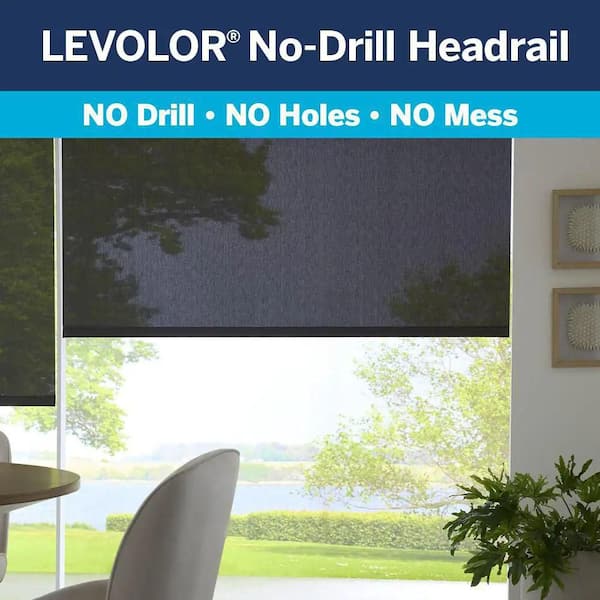 No Drill Solar Roller Shades