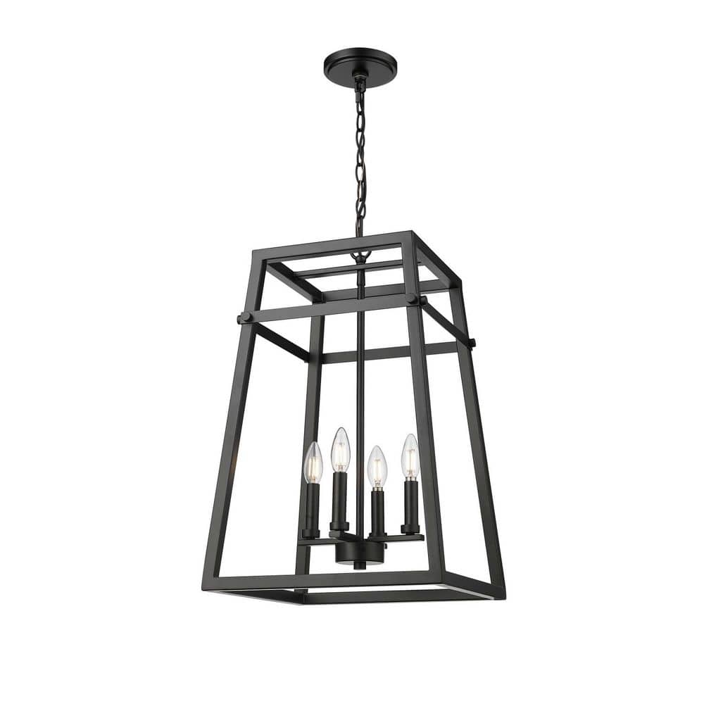 Tellsa 15 in. Wide 4-Light Pendant-Matte Black price history on PriceWatchPro