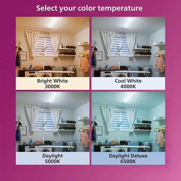 32-Watt Equivalent 48 in. T8 Type A Plug and Play Tube G13 Base LED Linear Light Bulb Daylight Deluxe 6500K (25-Pack)