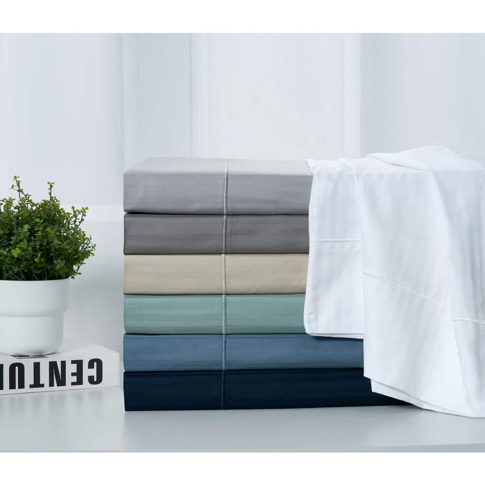 Silver 500 Thread Count Cotton Full Sheet Set
