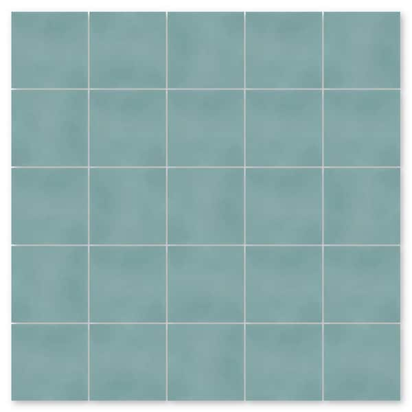 Top Leterfolk Tile Mat Aqua Lagoon