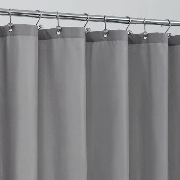Aoibox 72 in. W x 72 in. L Waterproof Fabric Shower Curtain in Gray