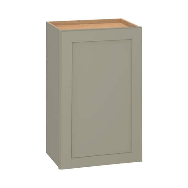 Hampton Bay Westfield Dusk Gray Shaker Stock Assembled Wall Kitchen Cabinet (18 in. W x 12 in. D x 30 in. H)