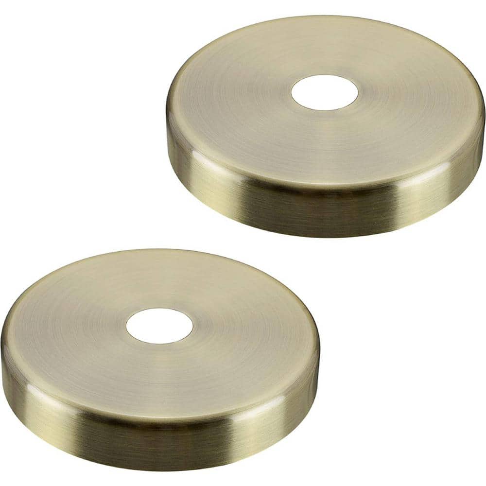 5-1/8 in. Dia and 1 in. Center Hole, Antique Brass Finish, Chandelier Fixtu