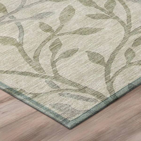 Chantille Machine Washable Indoor/Outdoor Abstract ACN3024 Tin 2 ft. x 7 ft. Runner Rug