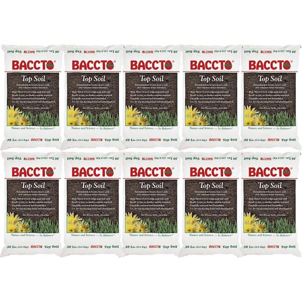 50 lbs. Topsoil with Reed Sedge, Peat and Sand (10-Pack)