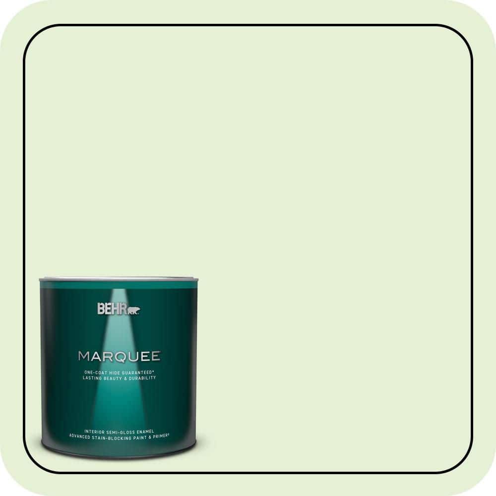 1 qt. #430C-2 Spring Morn Semi-Gloss Enamel Interior Paint & Primer product image for price tracking