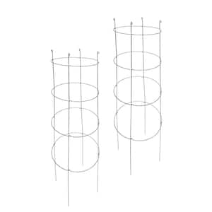 Glamos Wire 54 in. Heavy-Duty Collapsible Tomato Cages (2-Pack)