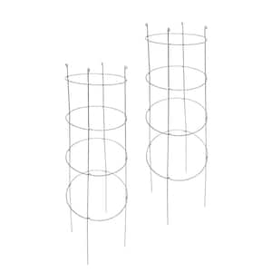 Glamos Wire 36 in. Black Heavy Duty Plant Stand (2-Pack)