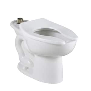 Madera FloWise 15 in. High EverClean Top Spud Slotted Rim Elongated Flush Valve Toilet Bowl Only in White