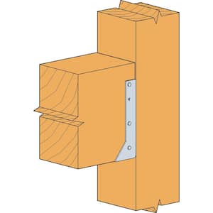 HUC Galvanized Face-Mount Concealed-Flange Joist Hanger for 6x10 Nominal Lumber