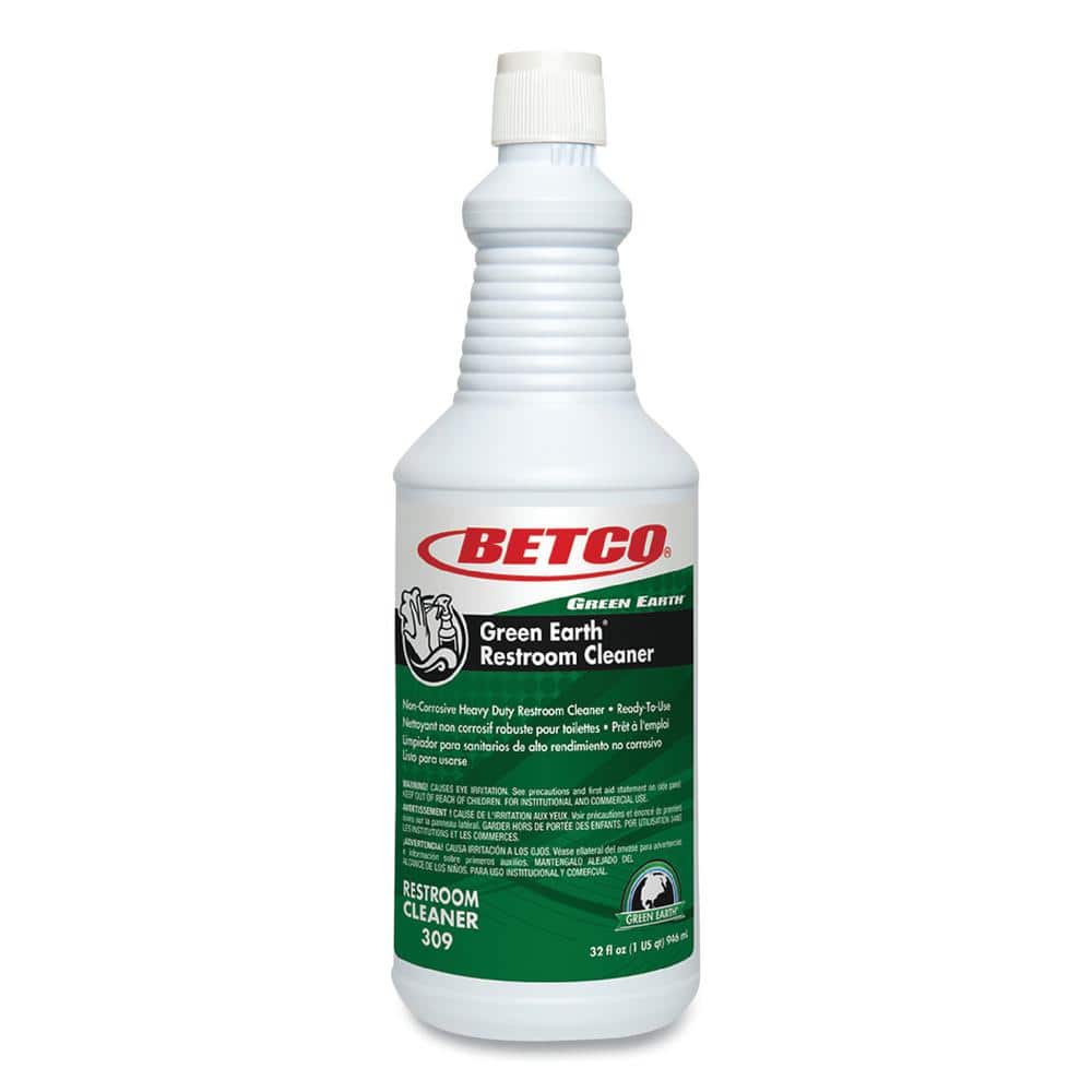 Betco 32 oz. Green Earth RTU Fresh Mint Scent Restroom All-Purpose Cleaner, Bottle (12-Pack) -  BET3091200