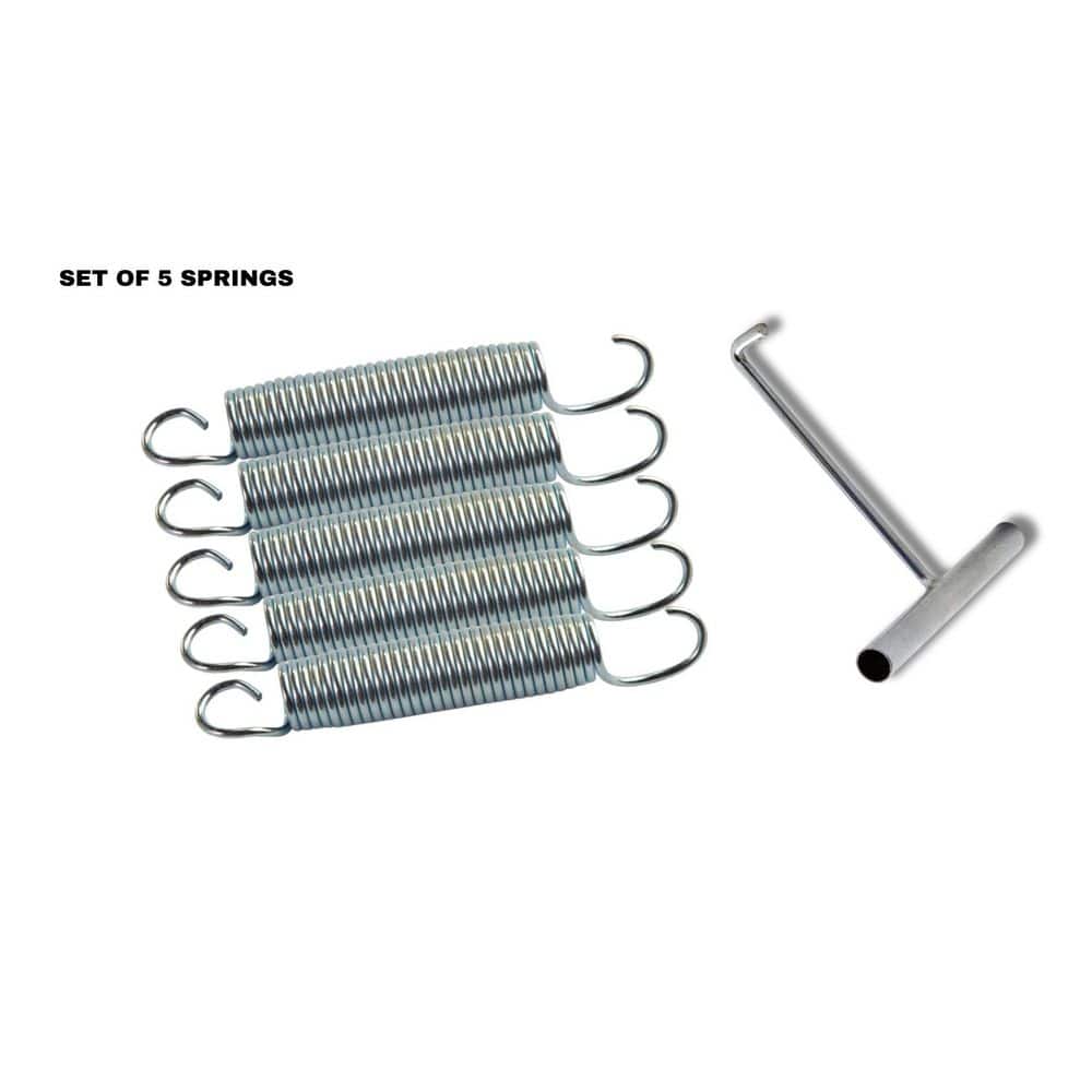 8.5" Silver Galvanized Steel Trampoline Spring Set