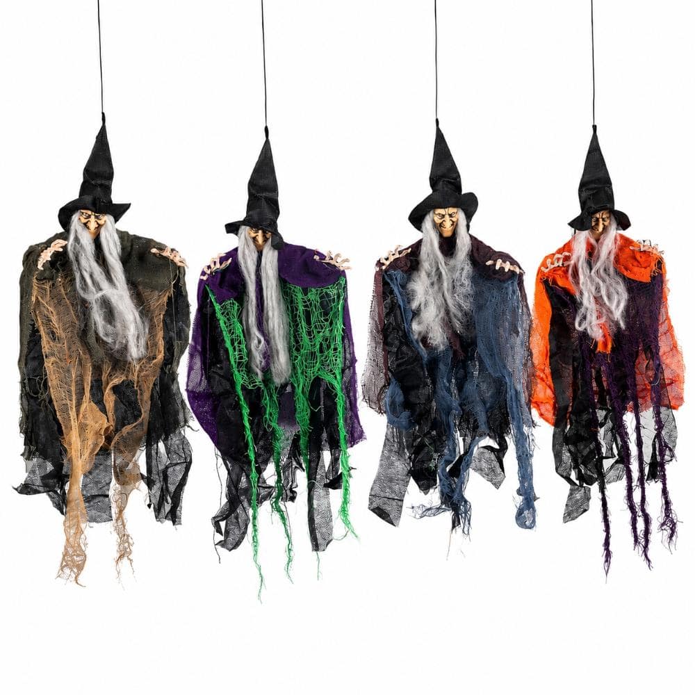 4Pcs 19.6” Halloween Hanging Witch Decorations price history on PriceWatchPro