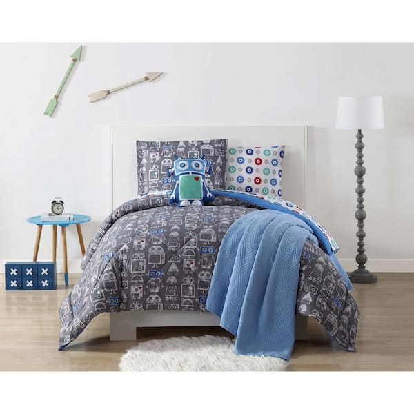 My World Roboto 3-Piece Multiple Queen Comforter Set