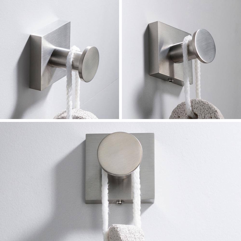Ventus Brushed Nickel Wall Mounted Towel Hook