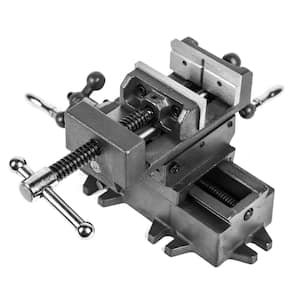 3.25 in. Compound Cross Slide Industrial Strength Benchtop and Drill Press Vise
