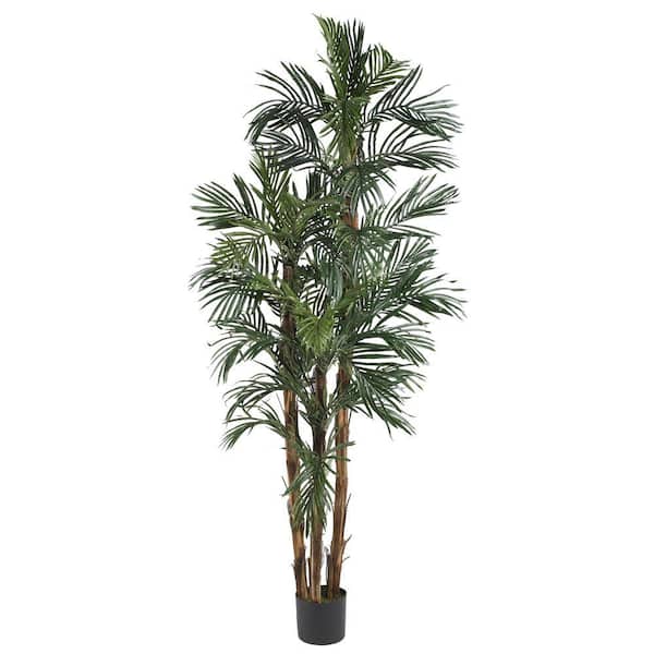Nearly Natural 6 ft. Artificial Robellini Palm Silk Tree