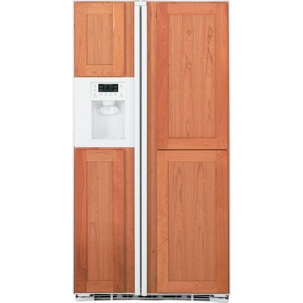 GE 23.4 cu. ft. Side by Side Refrigerator in White, Counter Depth