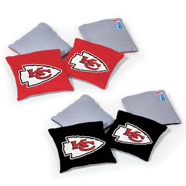 Wild Sports Kansas City Chiefs 16 oz. Dual-Sided Bean Bags (8-Pack) 1-16188-SS115D  - The Home Depot