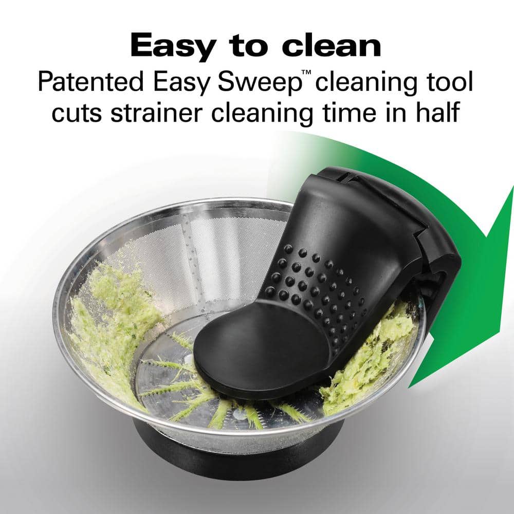 Black Stainless Steel Electric Centrifugal Juicer with Variable Speed
