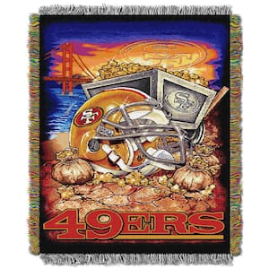 49ers Multi Color Tapestry Home Field Advantage Blanket