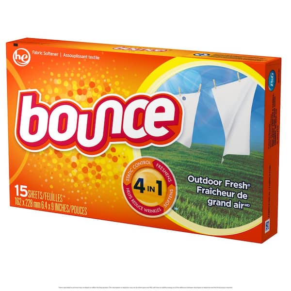 Fabric Softener Sheets, Outdoor Fresh, 15 Sheets/Box, 15 Box/Carton Fabric Softener Sheets, Outdoor Fresh, 15 Sheets/Box, 15 Box/Carton