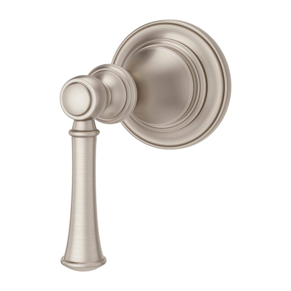 Tisbury 1-Handle Diverter Trim Kit in Brushed Nickel (Valve Not Included) price history on PriceWatchPro