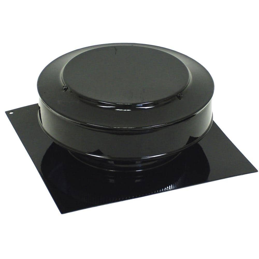 UPC 843951008714 product image for 50 sq. in. NFA Aluminum Round Back Static Roof Vent in Black | upcitemdb.com