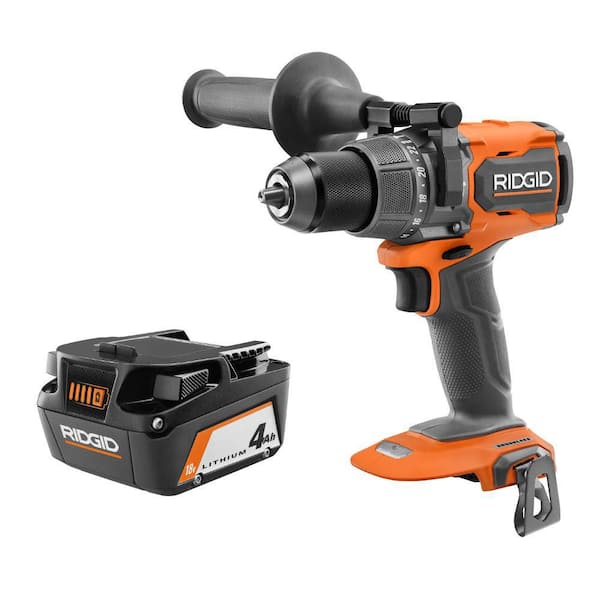 18V Brushless 1/2 in. Hammer Drill/Driver and 18V 4.0 Ah Battery Combo