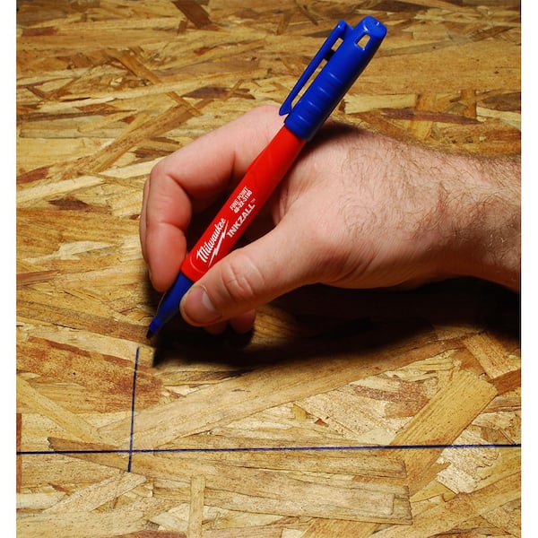 Milwaukee 4 Piece Inkzall Fine Tip Marker Pens | Markers