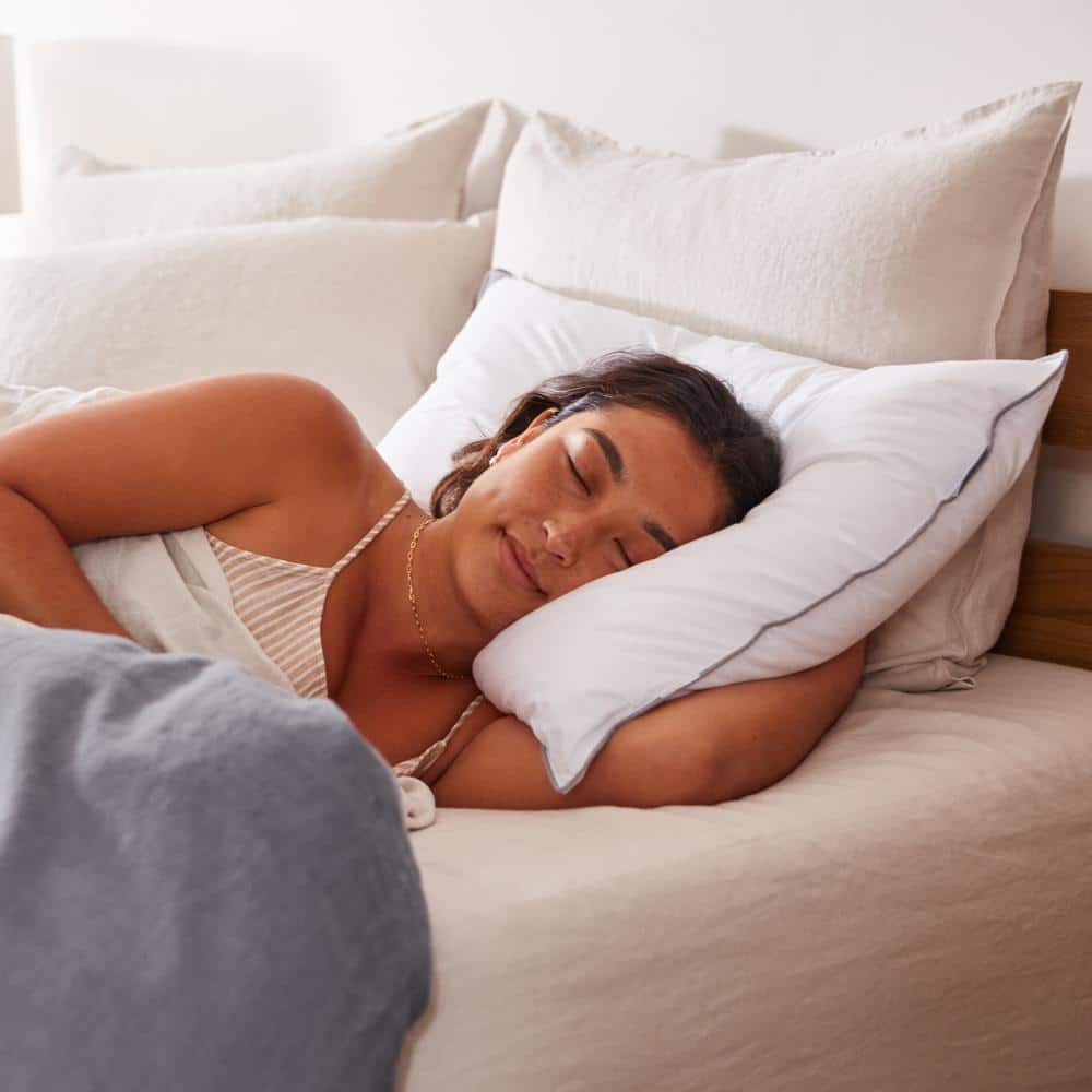 King Size White Hypoallergenic Down Alternative Pillow Set