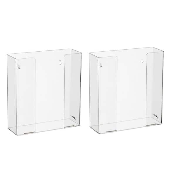 Vivacomfort Double Box Capacity Acrylic Glove Dispenser (2-Pack)