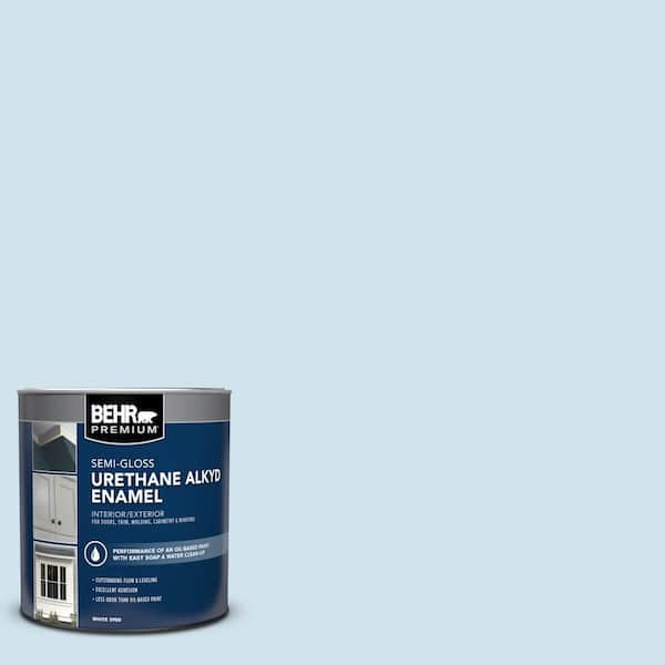 1 qt. #M520-1A Soft Cloud Semi-Gloss Enamel Urethane Alkyd Interior/Exterior Paint